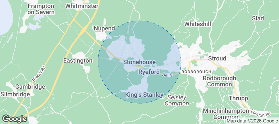 Stonehouse Airbnb map